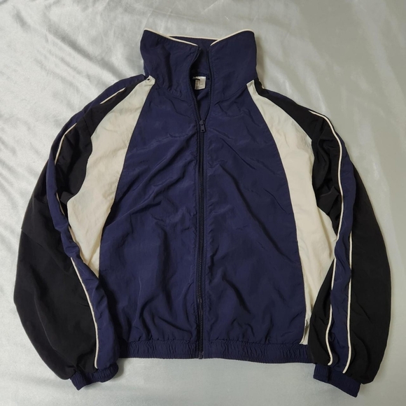 H&M blue and white lightweight track jacket - Picture 1 of 3